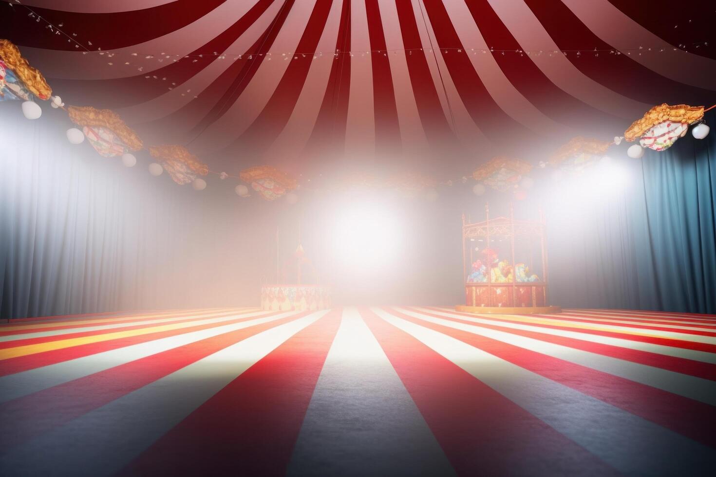 Circus background. Illustration photo