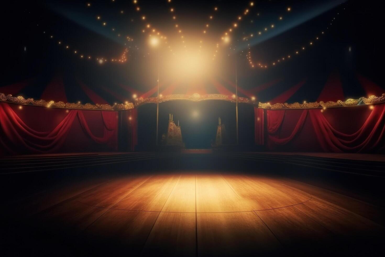 Circus background. Illustration photo