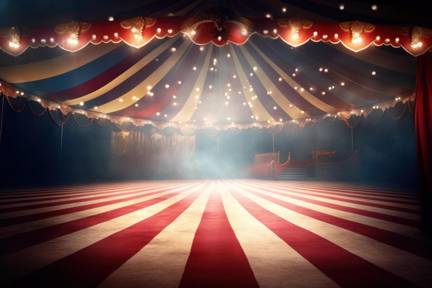 Circus background. Illustration photo