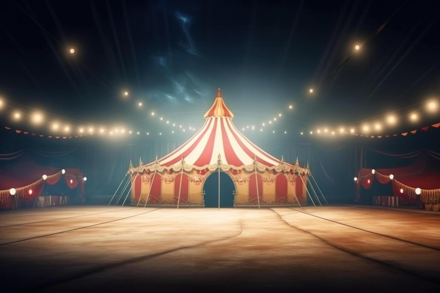 Circus background. Illustration photo