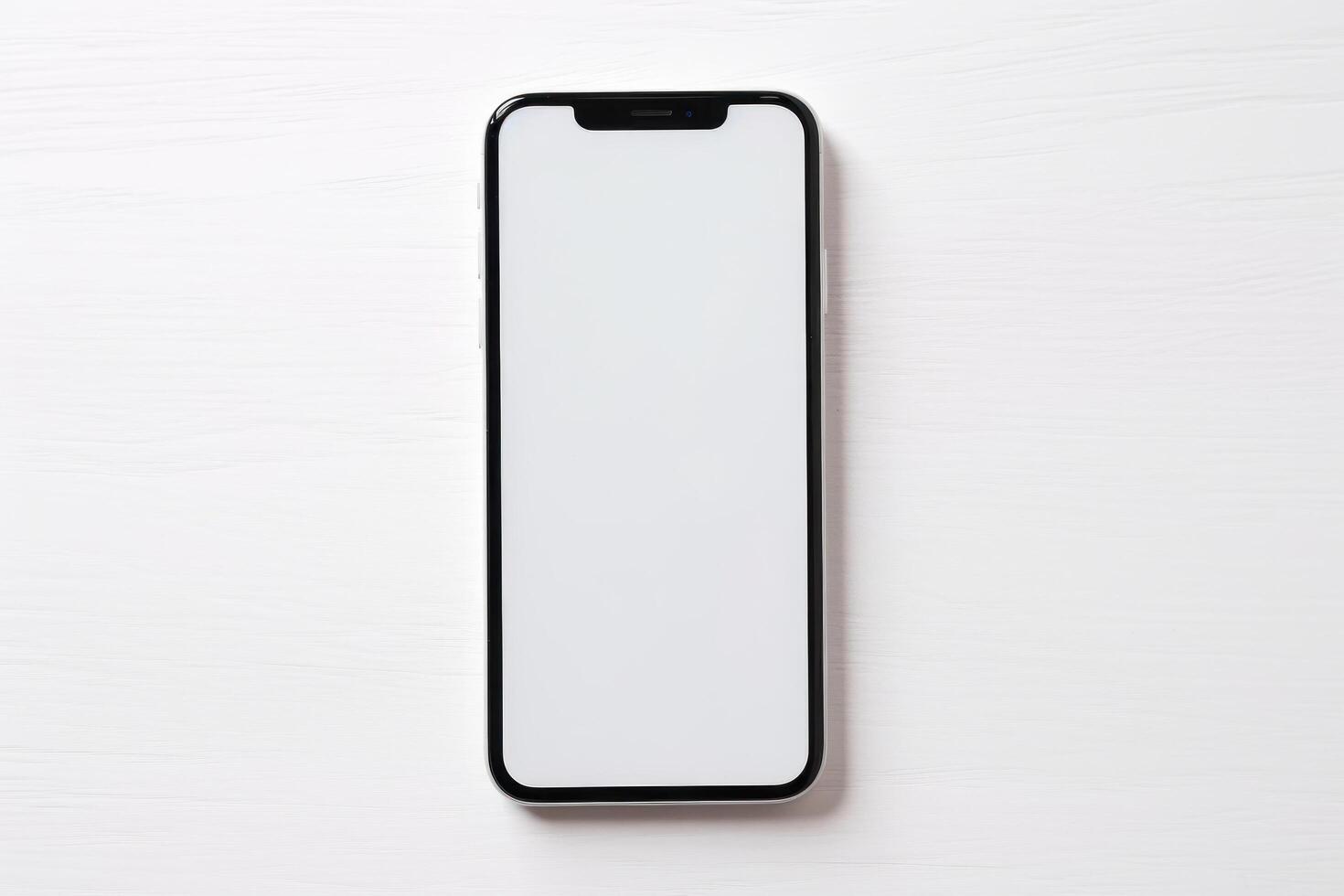 Mobile phone mockup. Illustration photo