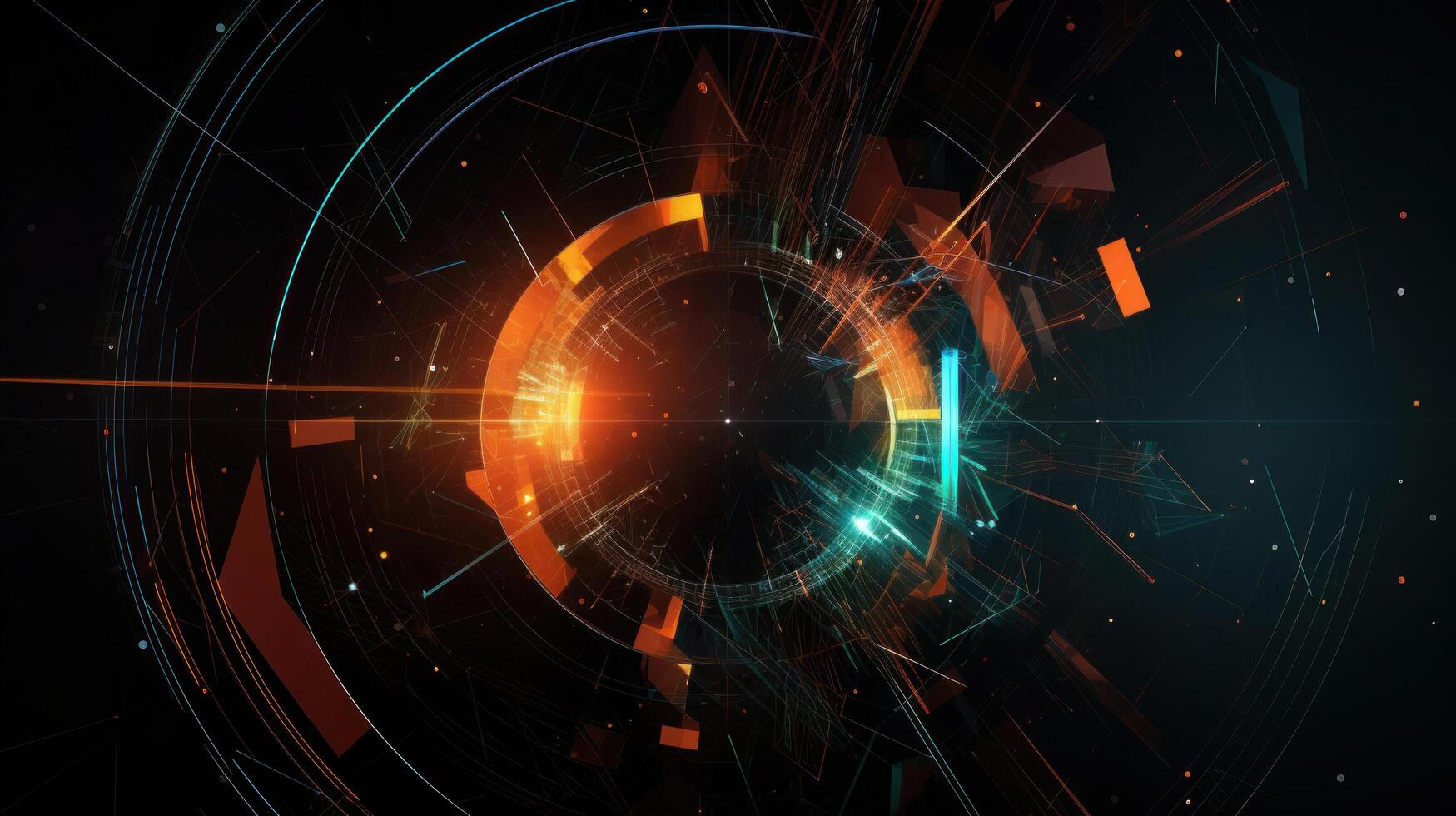 Abstract technology background. Illustration AI Generative 23131063 ...