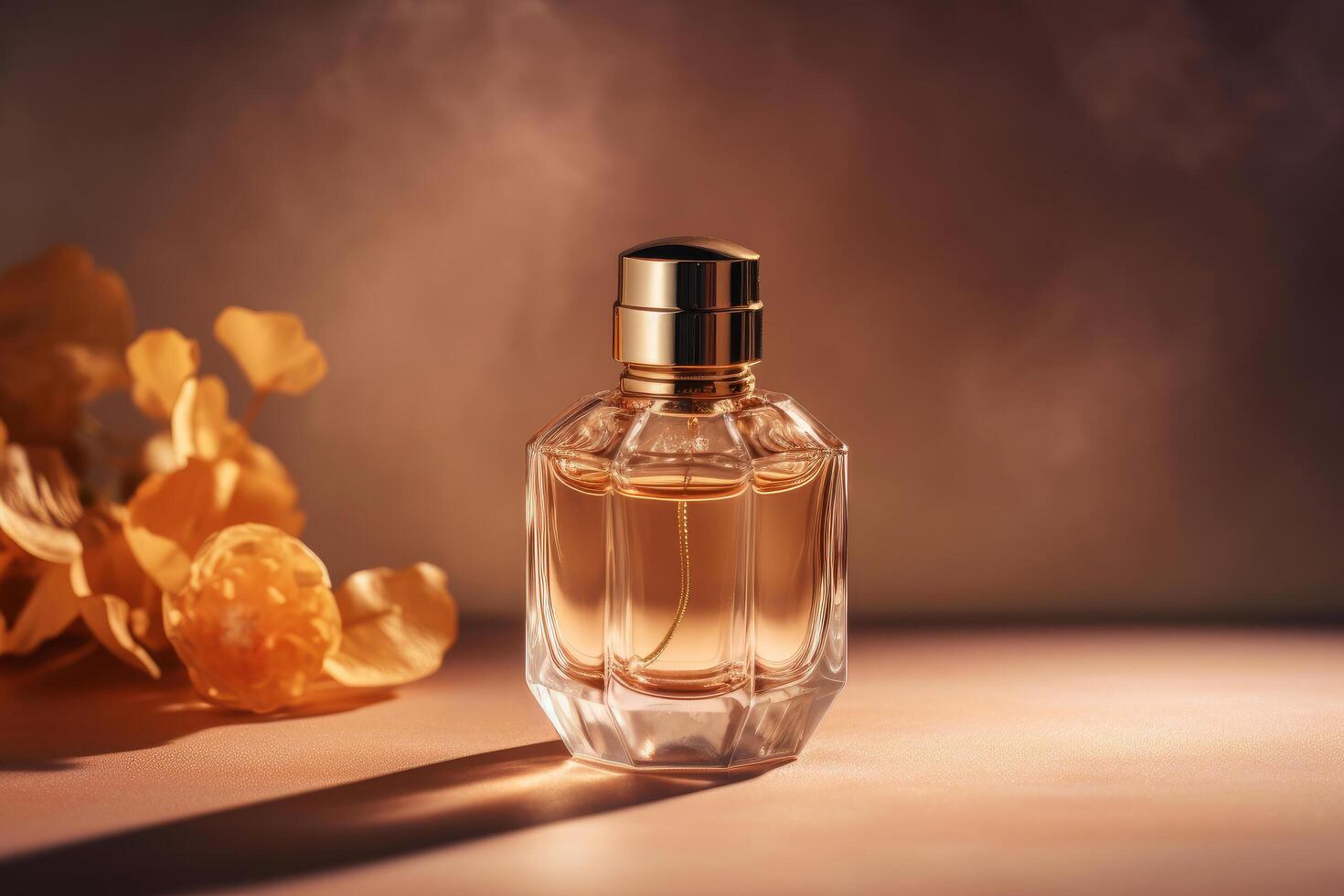 perfume botella. ilustración ai generativo foto