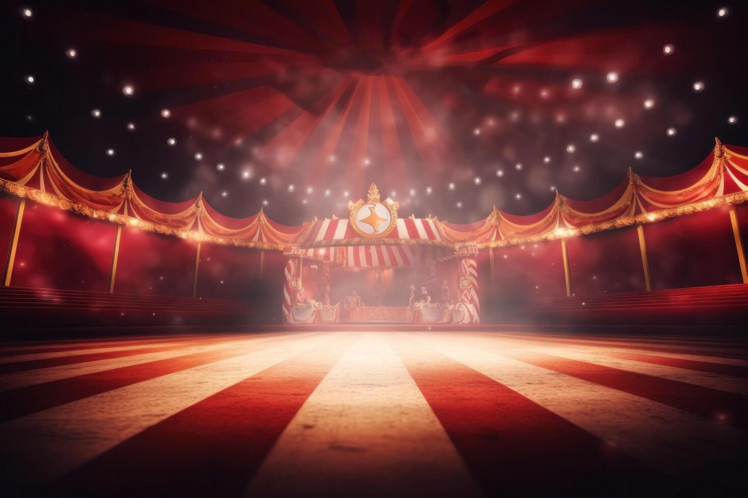 Circus background. Illustration photo