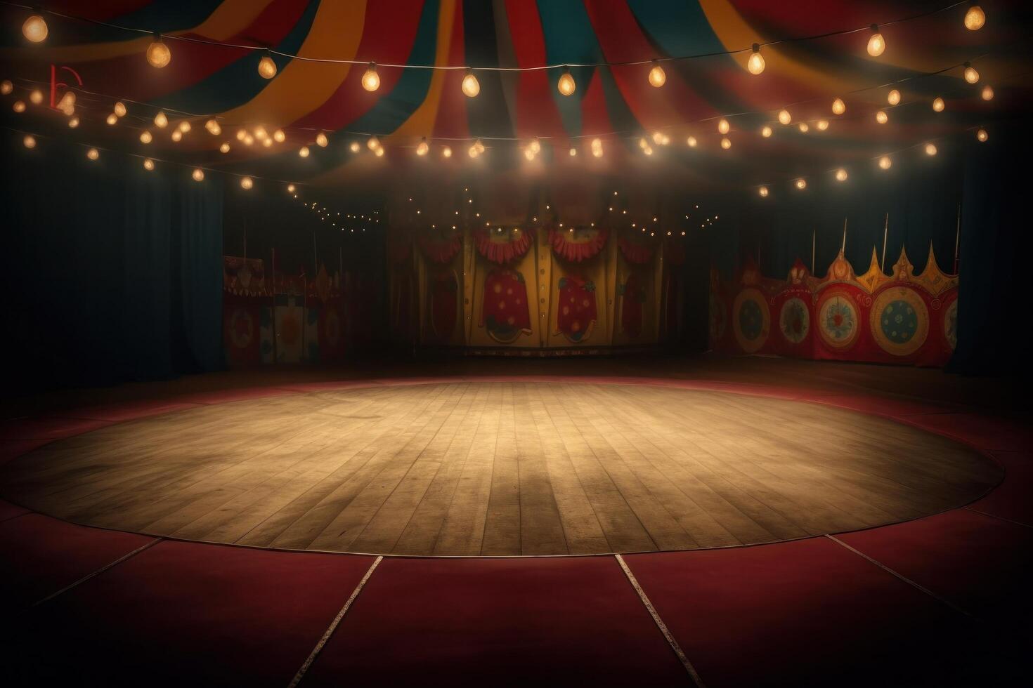 Circus background. Illustration photo