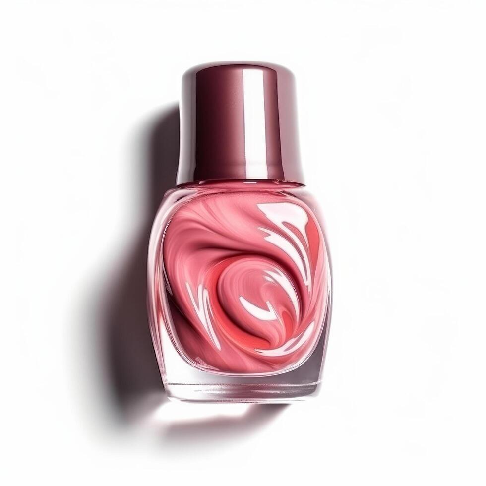 Nail polish bottle. Illustration photo