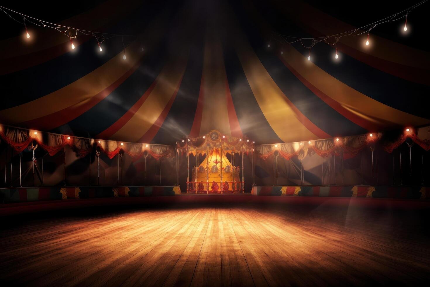 Circus background. Illustration photo