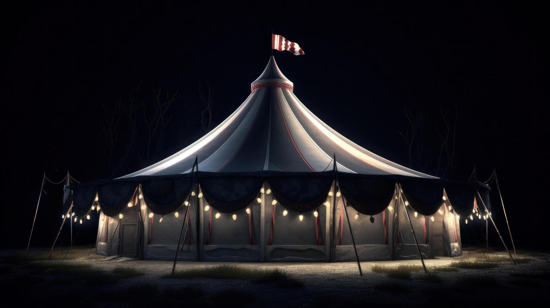 Circus background. Illustration photo