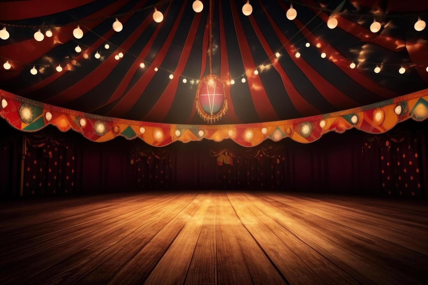 Circus background. Illustration photo