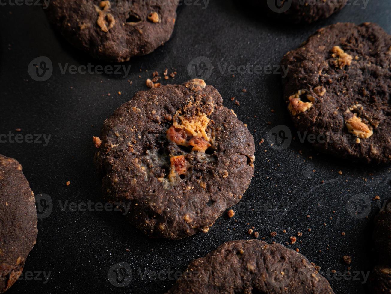 cookies chocolate healthy close up image for food concept photo