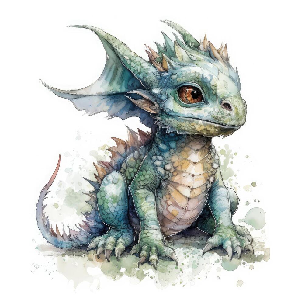 Cute dragon . photo