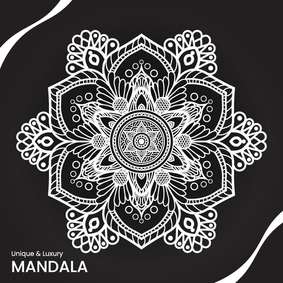 vector mandala pattern design