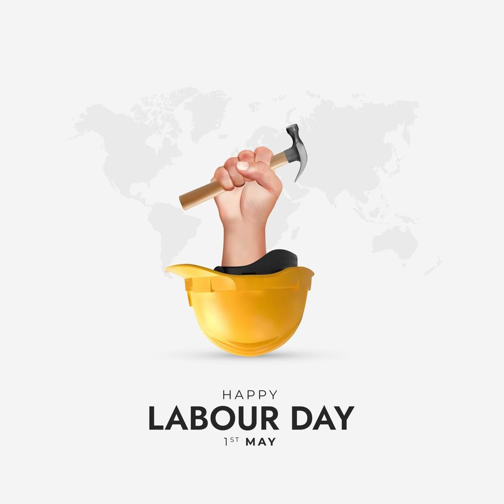 labour day social media posts vector