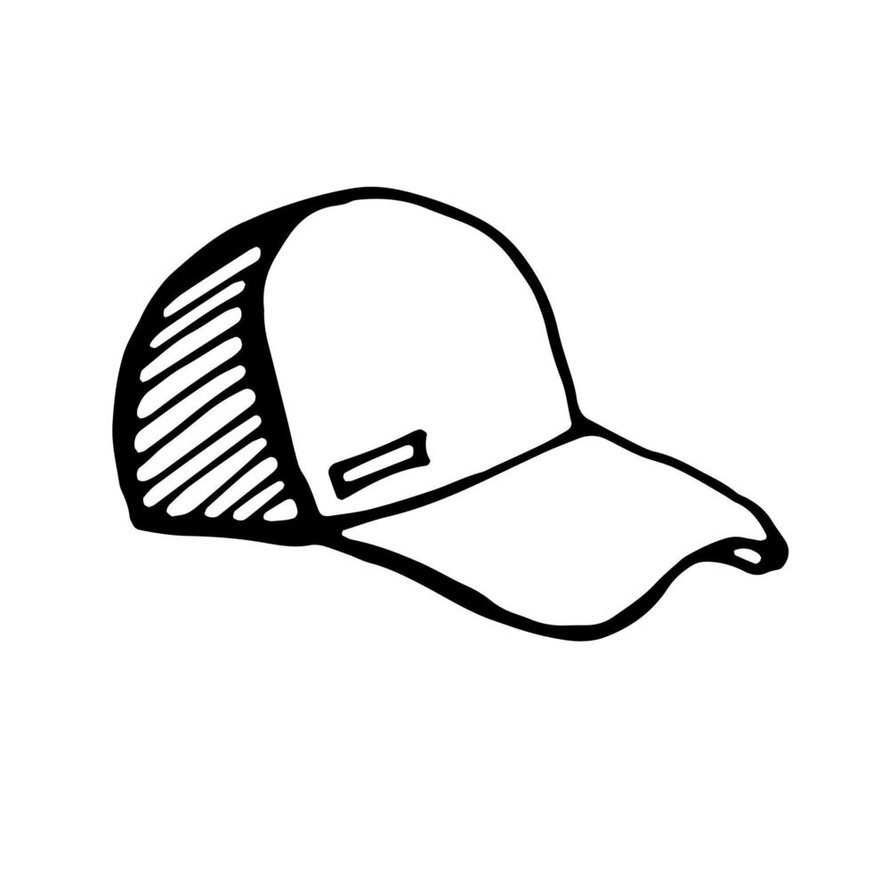 Baseball cap. Vector clipart