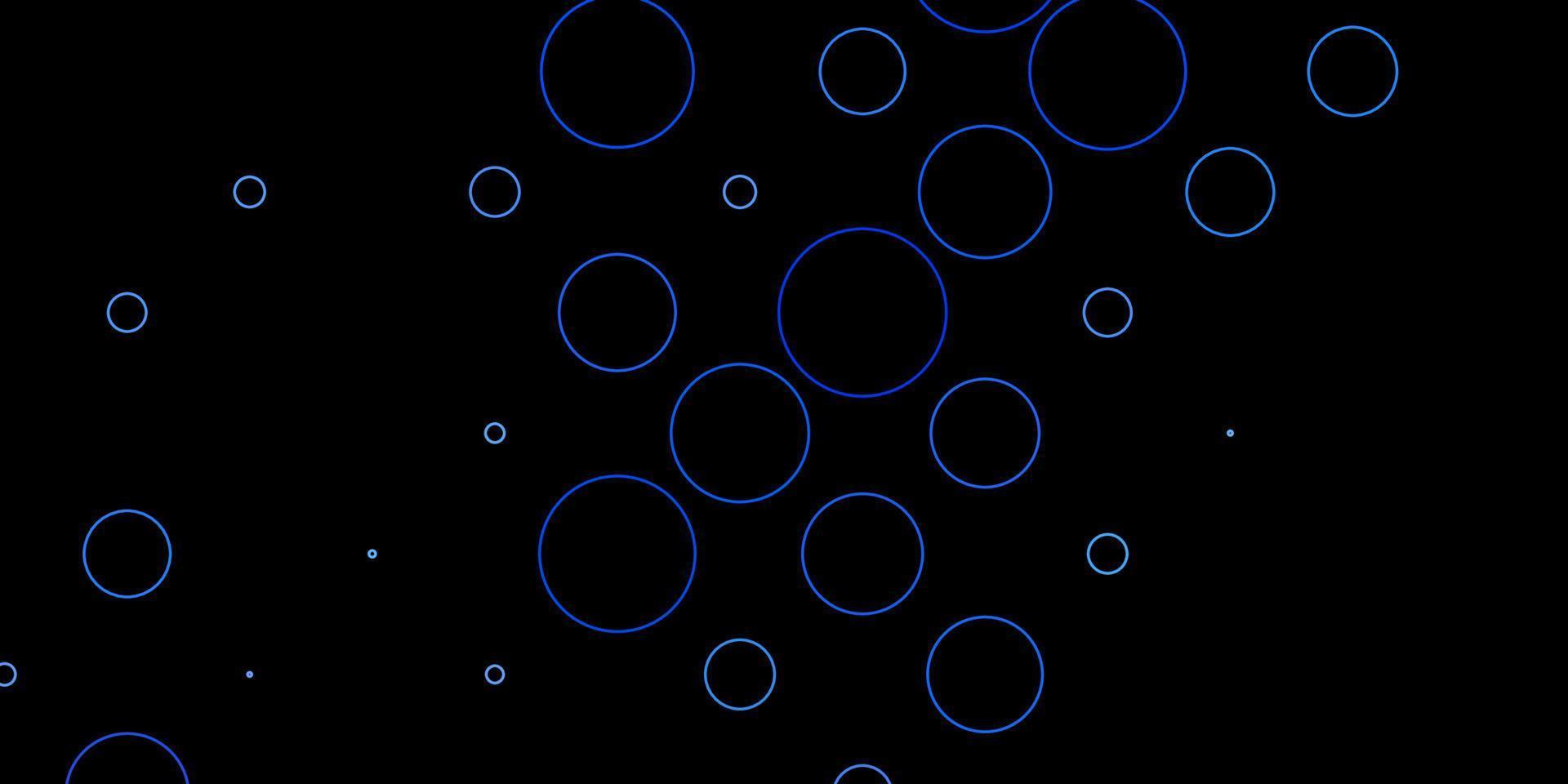 Dark BLUE vector layout with circle shapes.