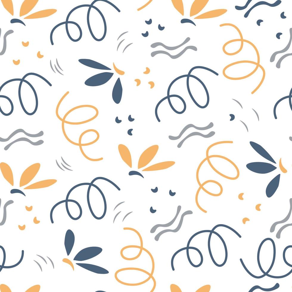 cute colorful abstract seamless pattern vector