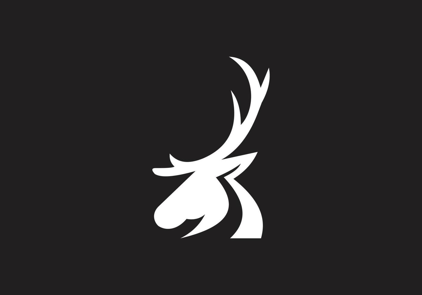 this is a deer icon design vector