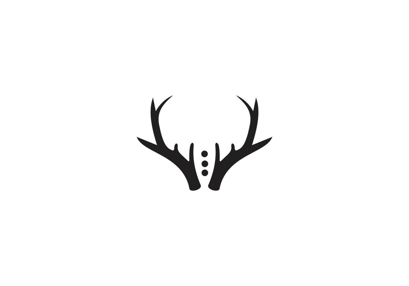 this is a deer icon design vector