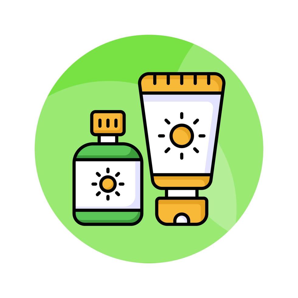 An amazing vector design of sunblock in modern style, premium icon