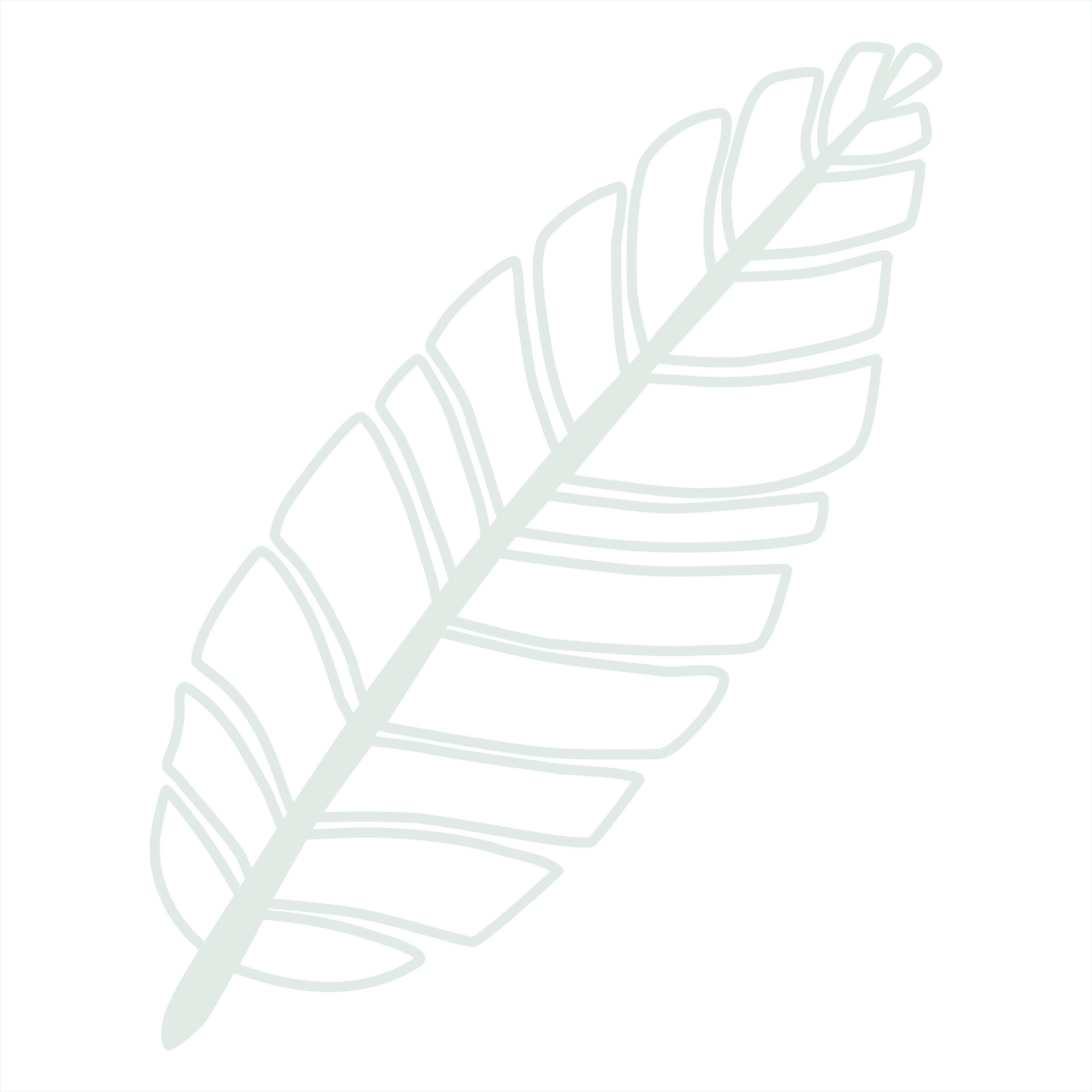 Line art leaf 23133730 Vector Art at Vecteezy