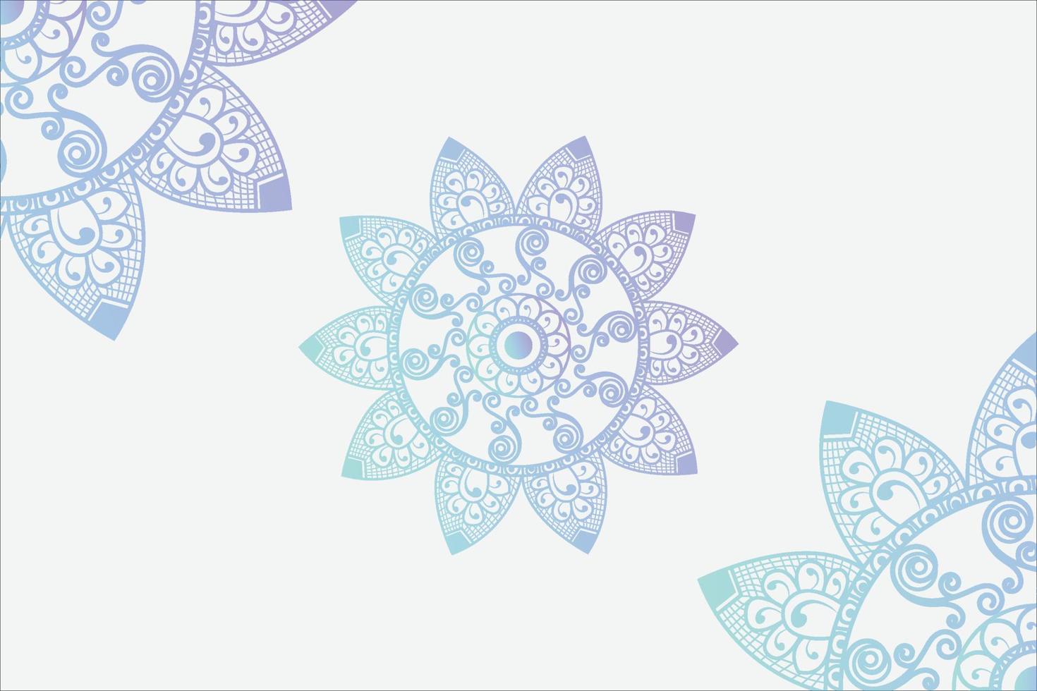 resumen mandala floral decorativo antecedentes diseño vector archivo. lujo mandala vistoso diseño.