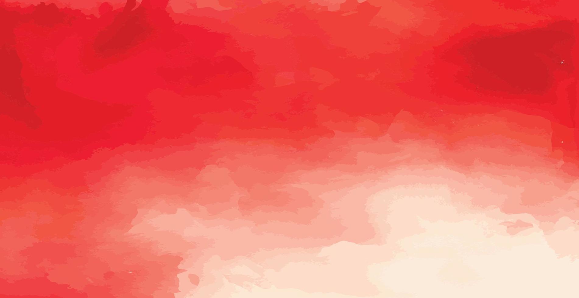 Abstract watercolor background red and white paper texture, colorful watercolor grunge - Vector