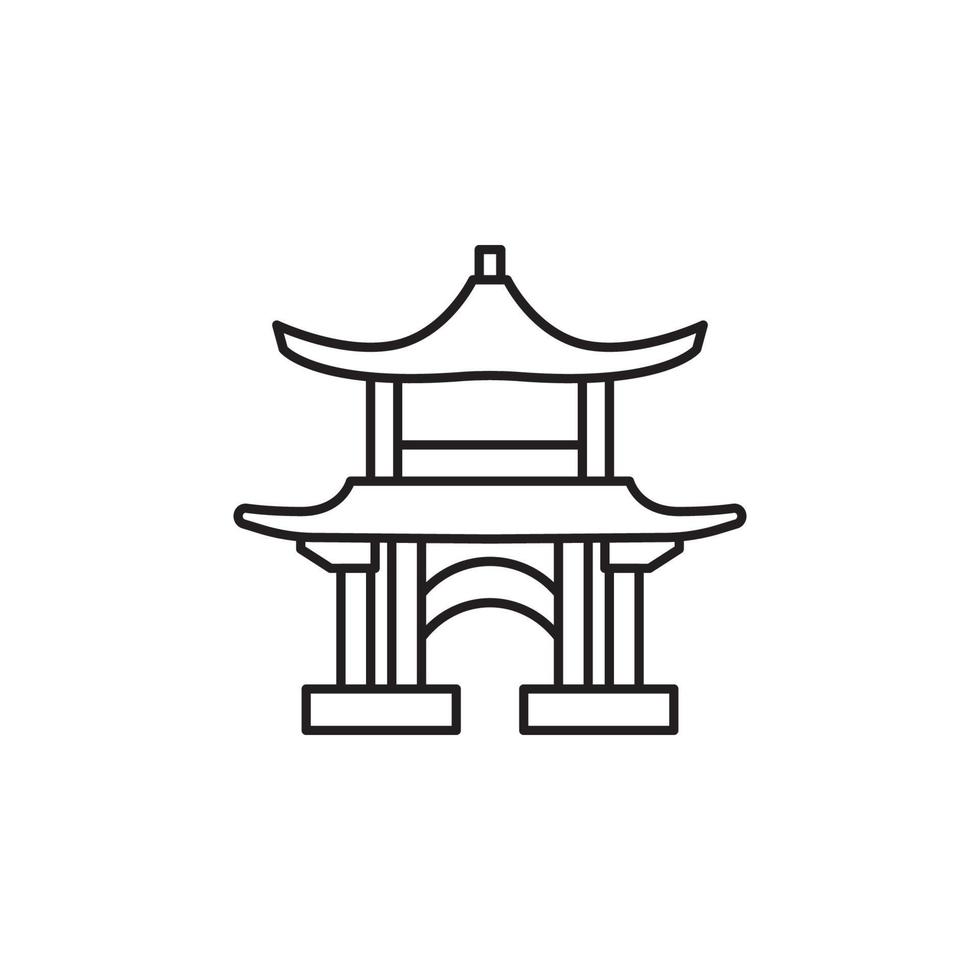 china landmarks vector for website, UI Essential, symbol, presentation