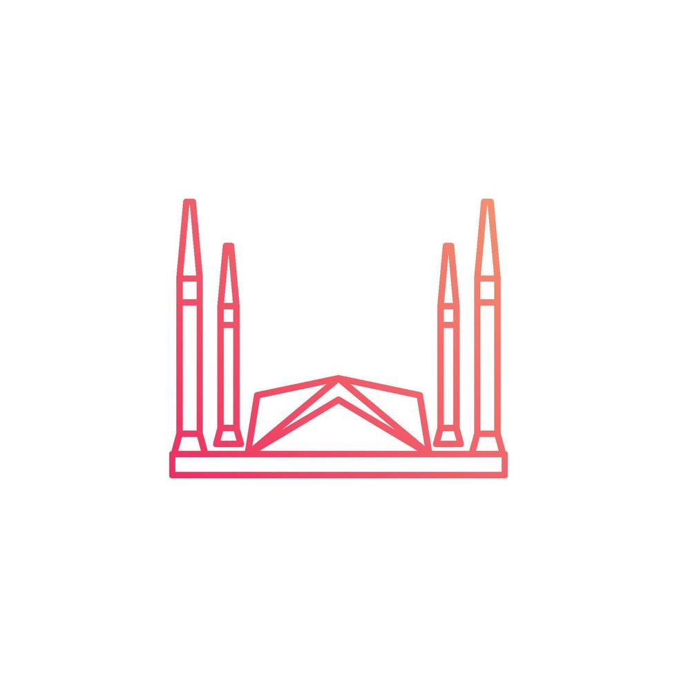 pakistan landmarks vector for website, UI Essential, symbol, presentation
