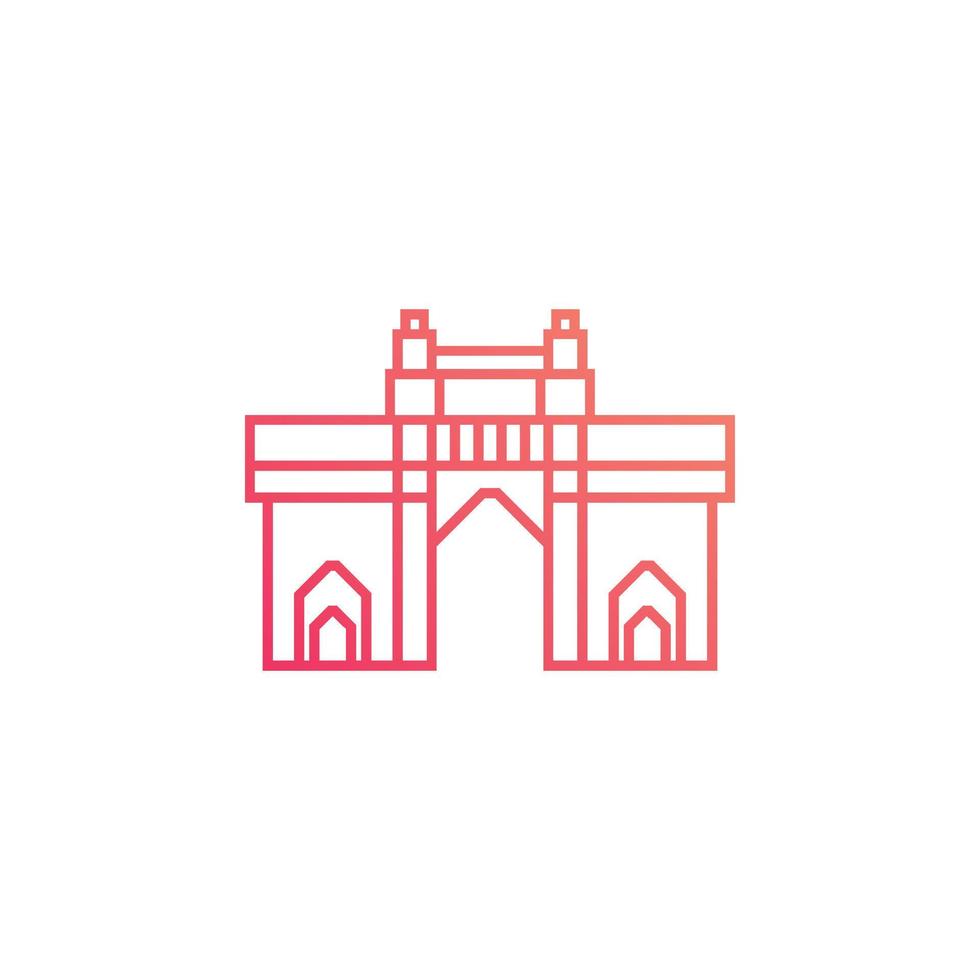 mumbai landmarks vector for website, UI Essential, symbol, presentation