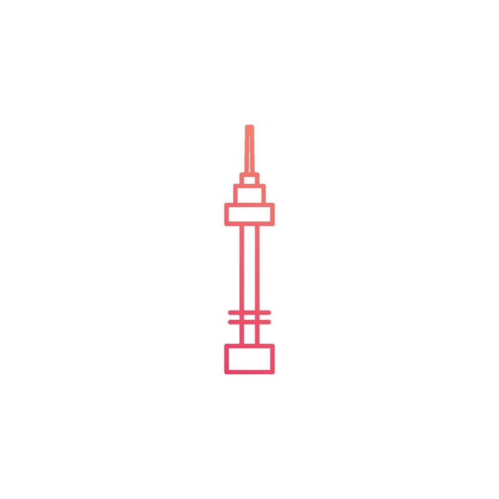 seoul landmarks vector for website, UI Essential, symbol, presentation