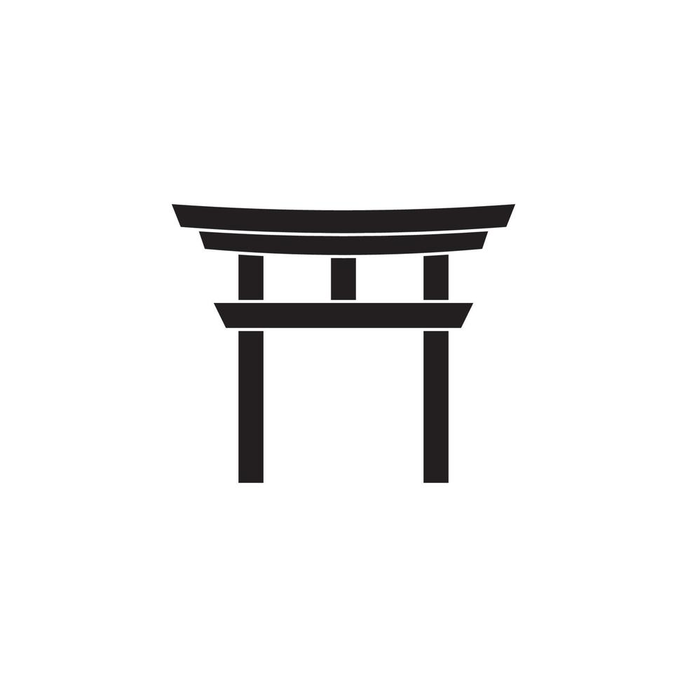 Japón puntos de referencia vector para sitio web, ui básico, símbolo, presentación