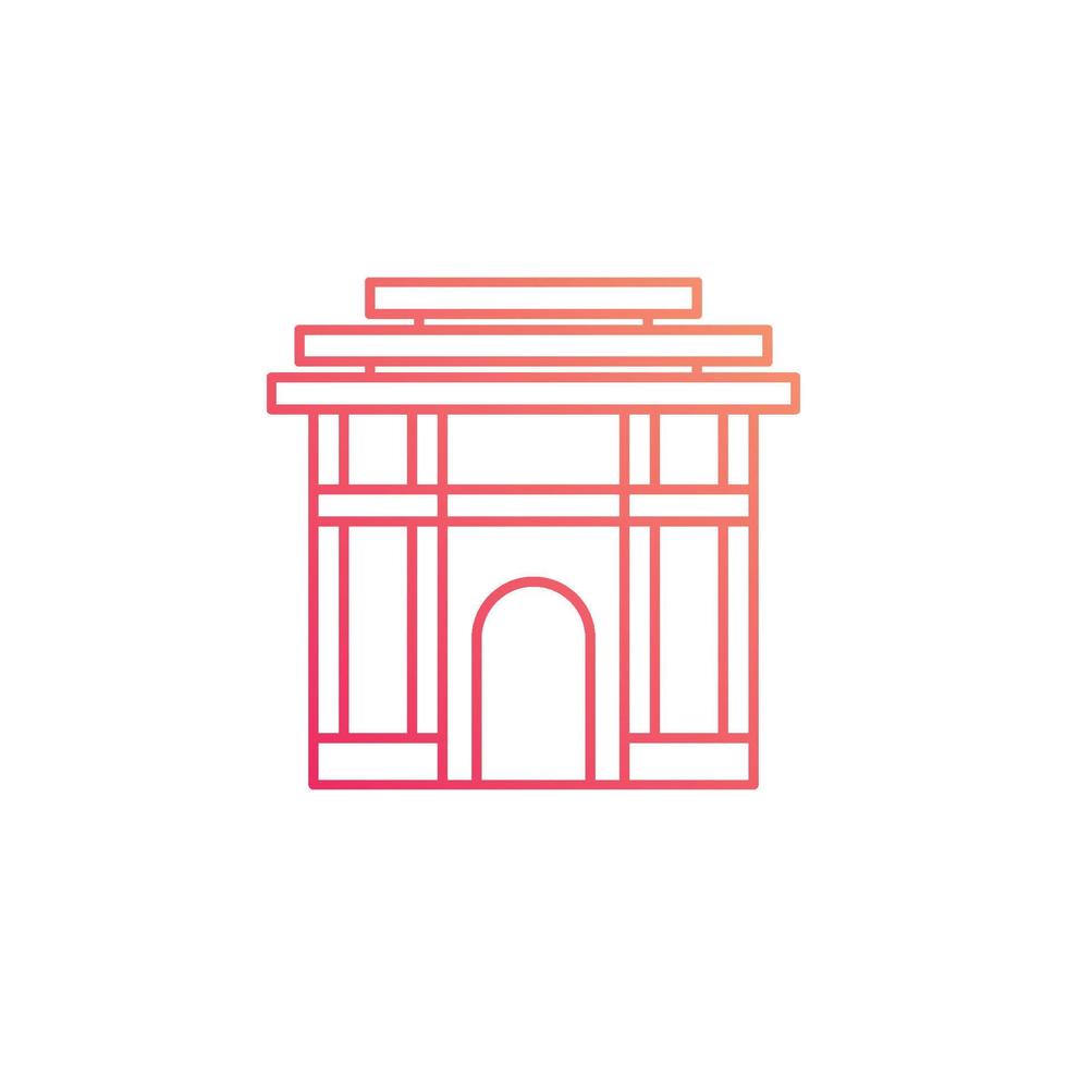 north korea landmarks vector for website, UI Essential, symbol, presentation