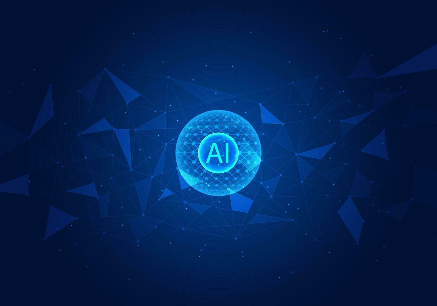 Artificial intelligence technology is a technology invented by humans to help work, helping businesses grow more than their competitors and ai can also learn and develop by itself, reducing costs vector