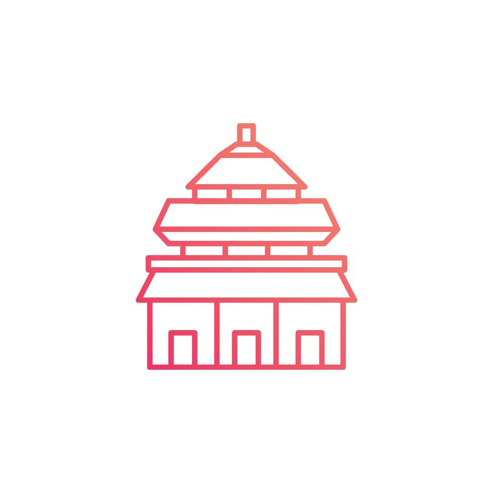 beijing landmarks vector for website, UI Essential, symbol, presentation