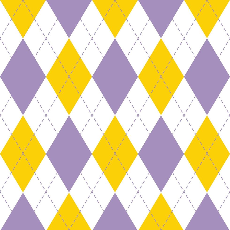 Diamonds simple shape seamless pattern for knitting fabric. vector