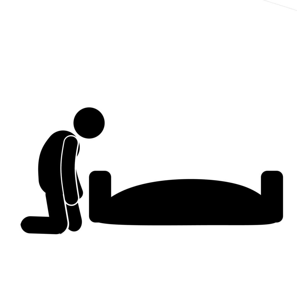 sad , death, died, funeral, grief vector