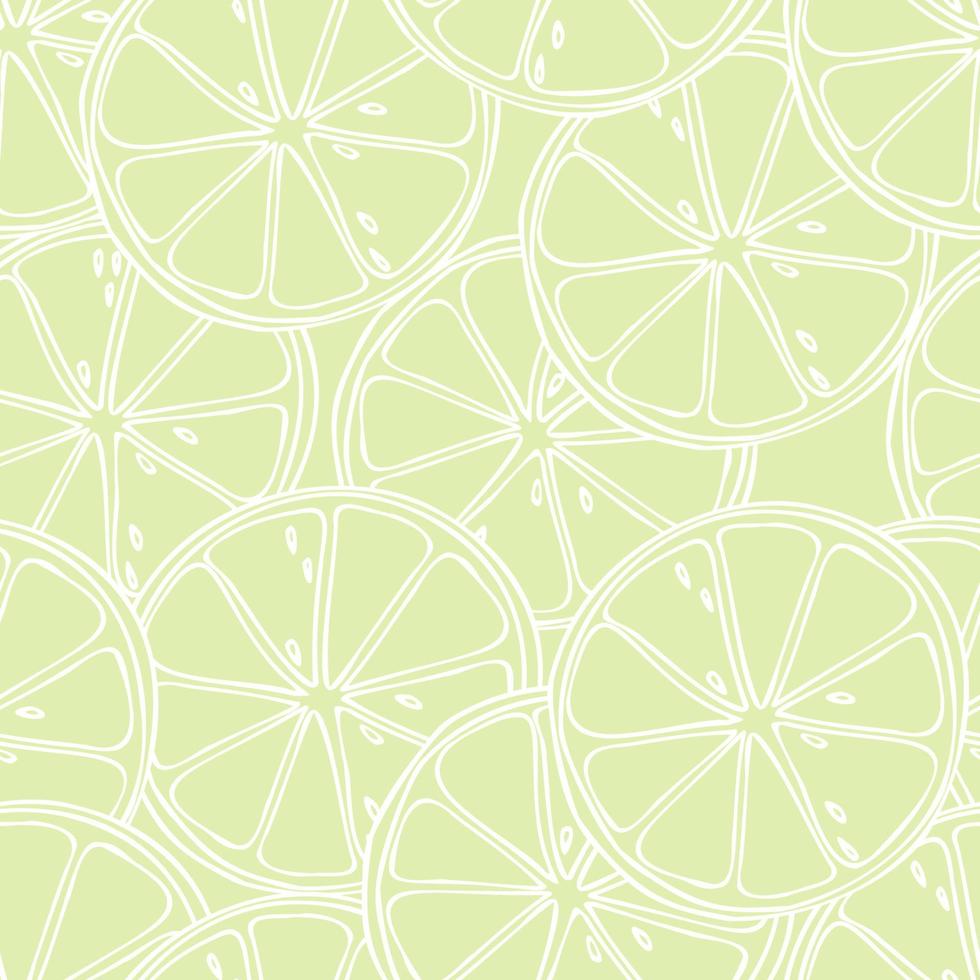 Lemon summer fruit seamless pattern for textile design vector