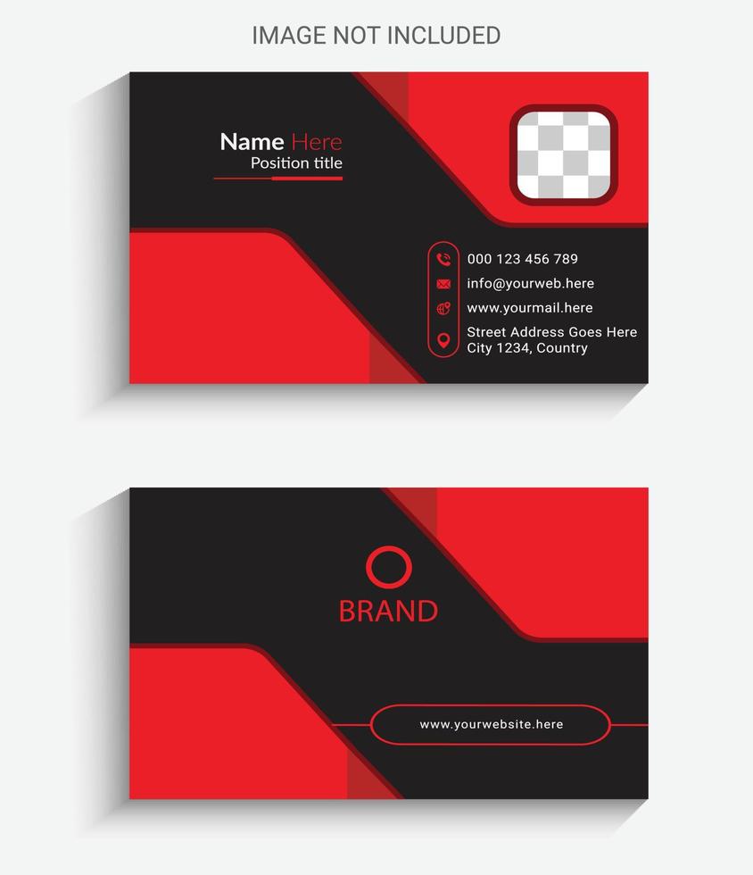 creative business card design template vector