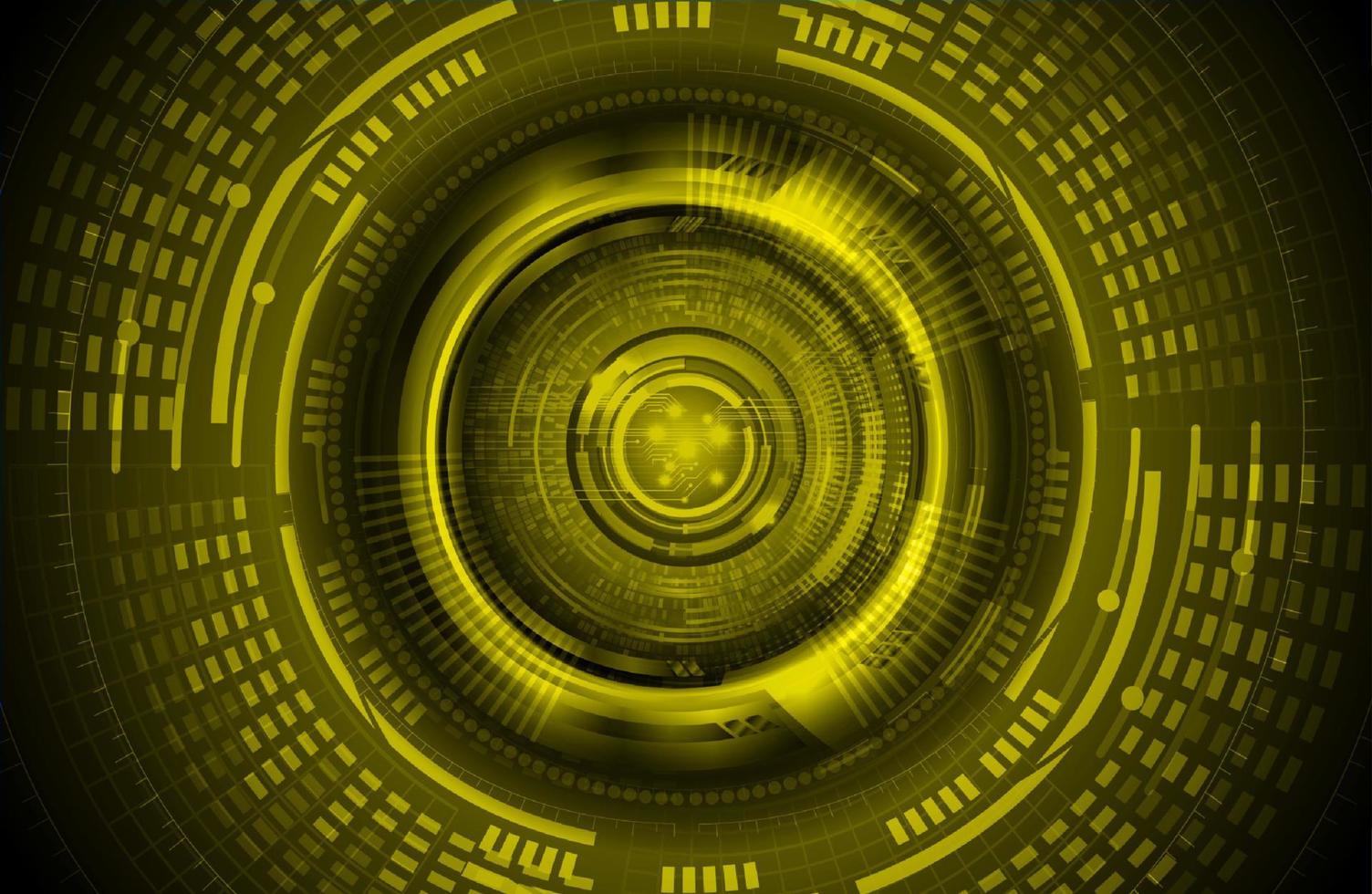 Modern Cybersecurity Eye on Technology Background vector