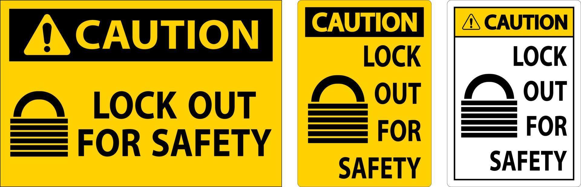 Caution High Radiation Area Sign On White Background vector