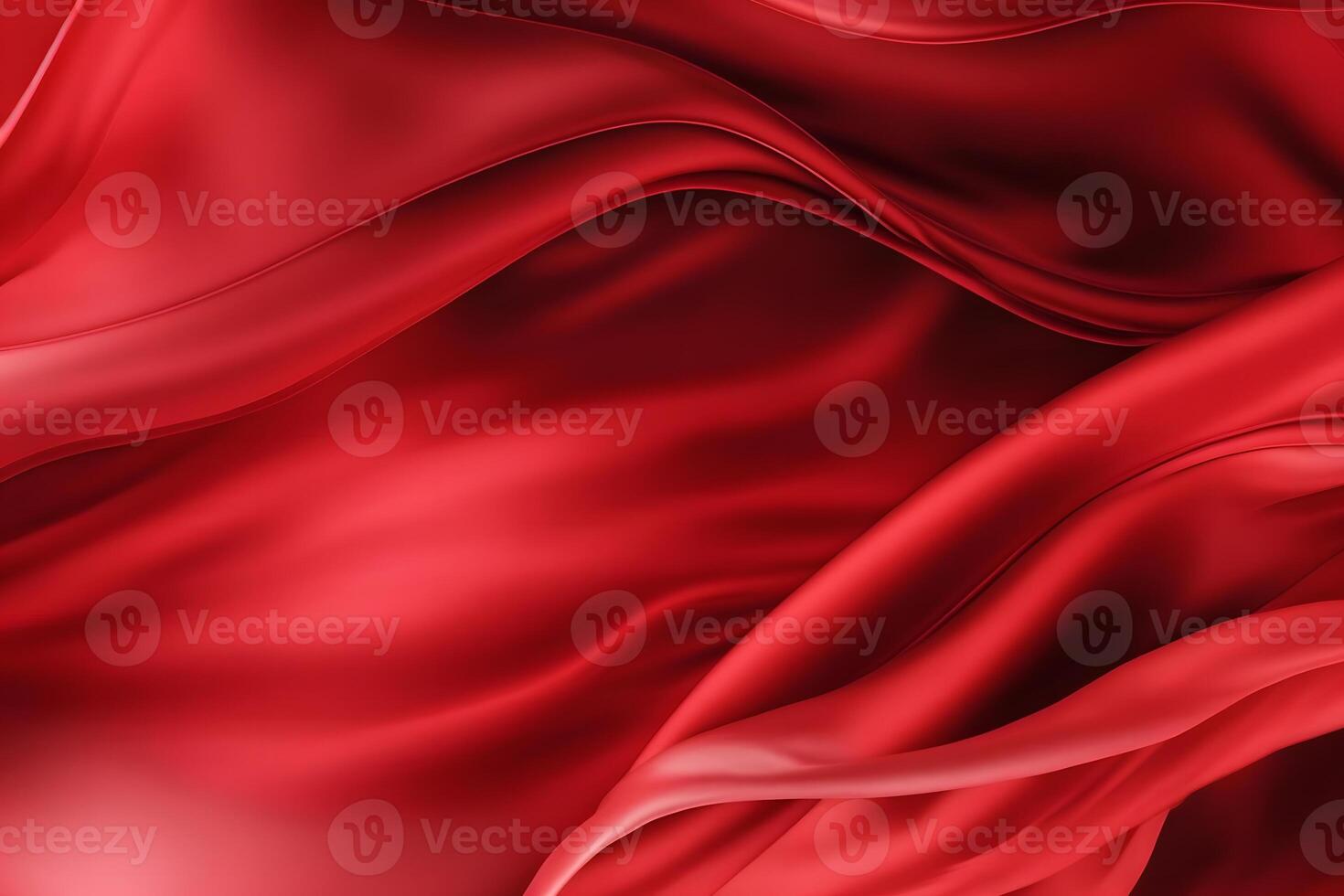 abstract luxury red silk fabric cloth or liquid wave or texture satin background. Neural network photo