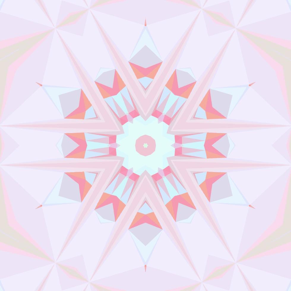 Abstract kaleidoscope background. Beautiful kaleidoscope seamless pattern. Multicolor mosaic texture. Seamless kaleidoscope texture. Unique kaleidoscope design vector