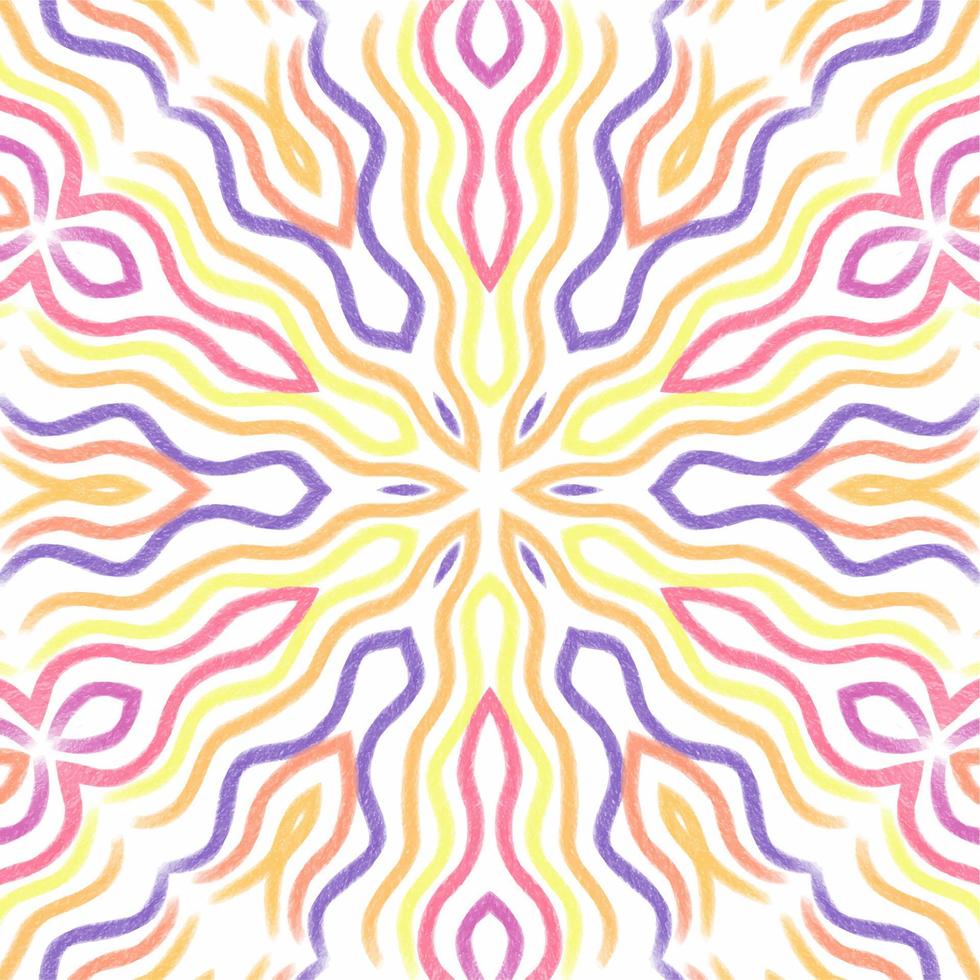 Abstract kaleidoscope background. Beautiful kaleidoscope seamless pattern. Multicolor mosaic texture. Seamless kaleidoscope texture. Unique kaleidoscope design vector