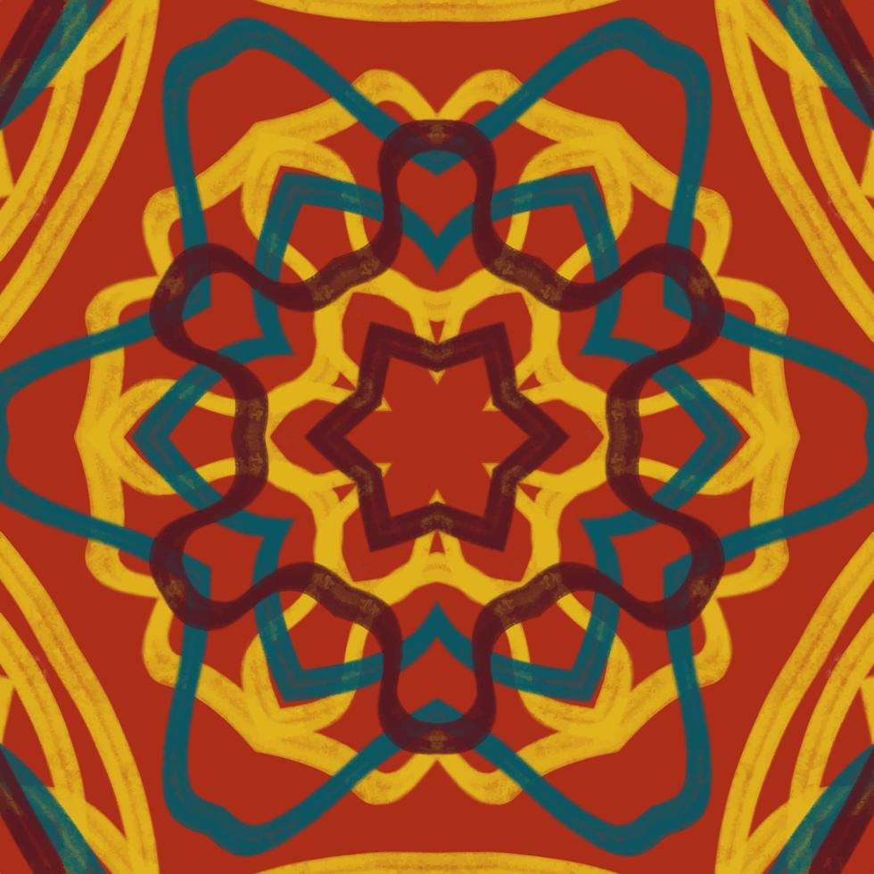 Abstract kaleidoscope background. Beautiful kaleidoscope seamless pattern. Multicolor mosaic texture. Seamless kaleidoscope texture. Unique kaleidoscope design vector