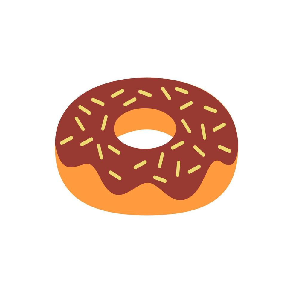 Donut icon vector. dessert illustration sign. sweet symbol. Cake logo. vector