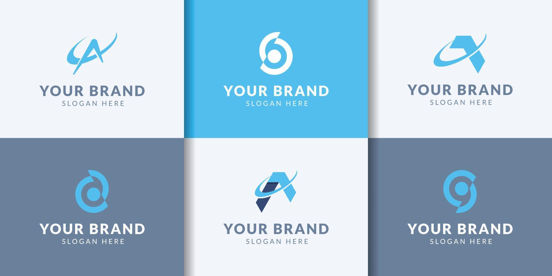 logo collection, Abstract design concept for branding vector