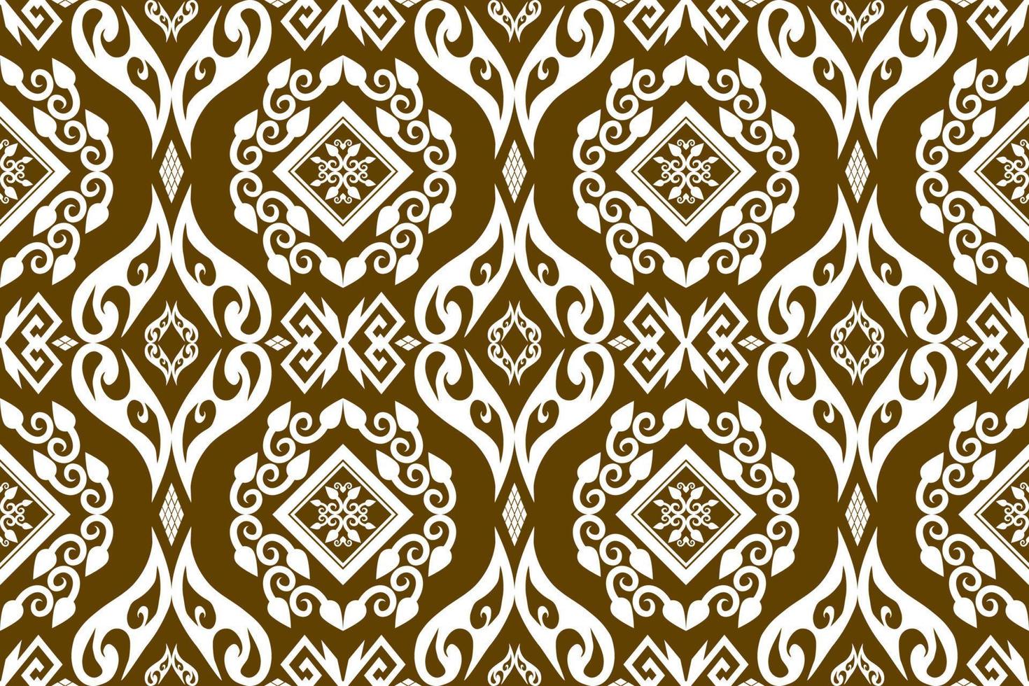 Geometric ethnic oriental traditional art pattern.Figure tribal embroidery style.Design for ethnic background,wallpaper,clothing,wrapping,fabric,element,sarong,vector illustration vector