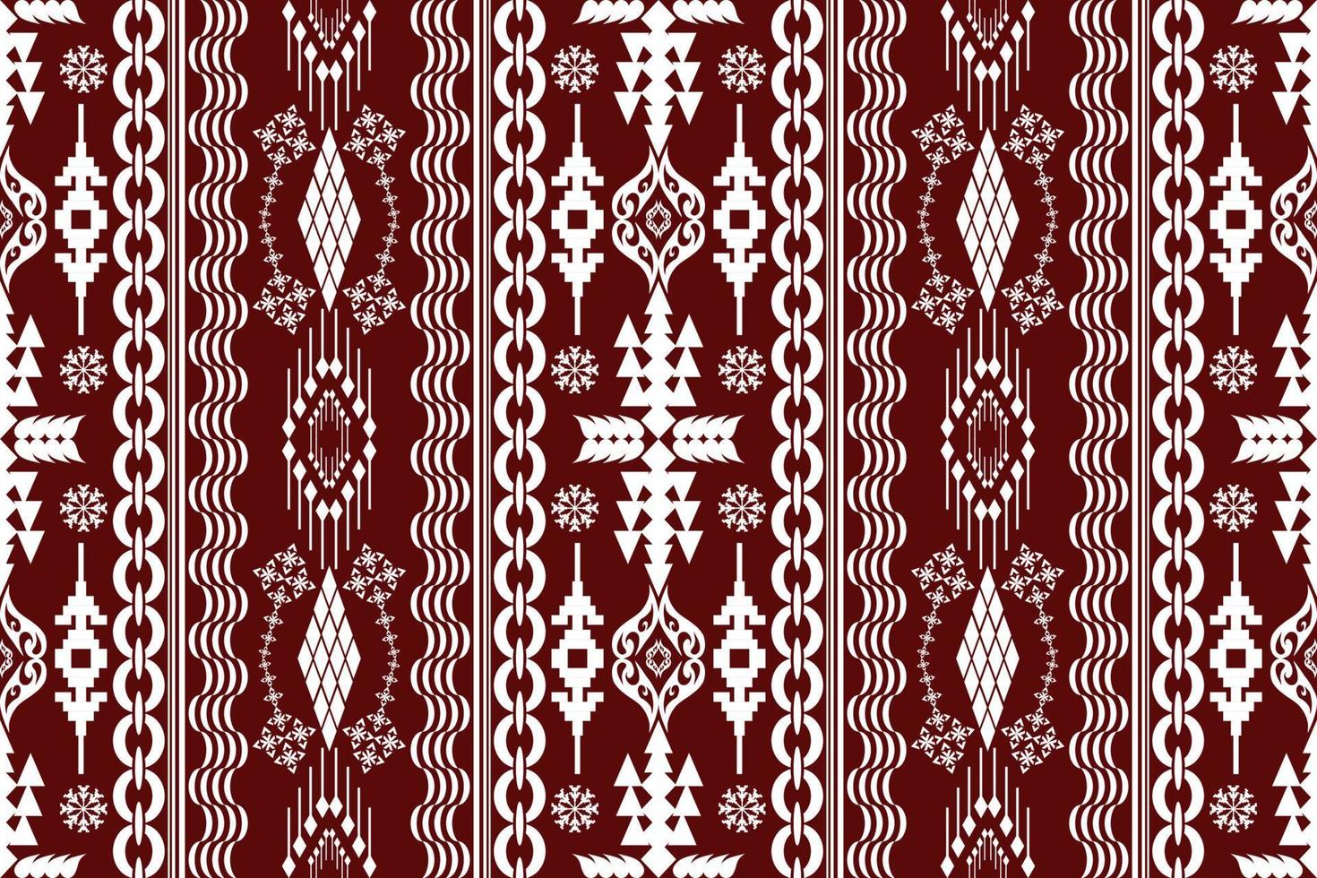 patrón de arte tradicional oriental étnico geométrico. estilo de bordado tribal de figura. diseño para antecedentes étnicos, papel tapiz, ropa, envoltura, tela, elemento, sarong, ilustración vectorial vector