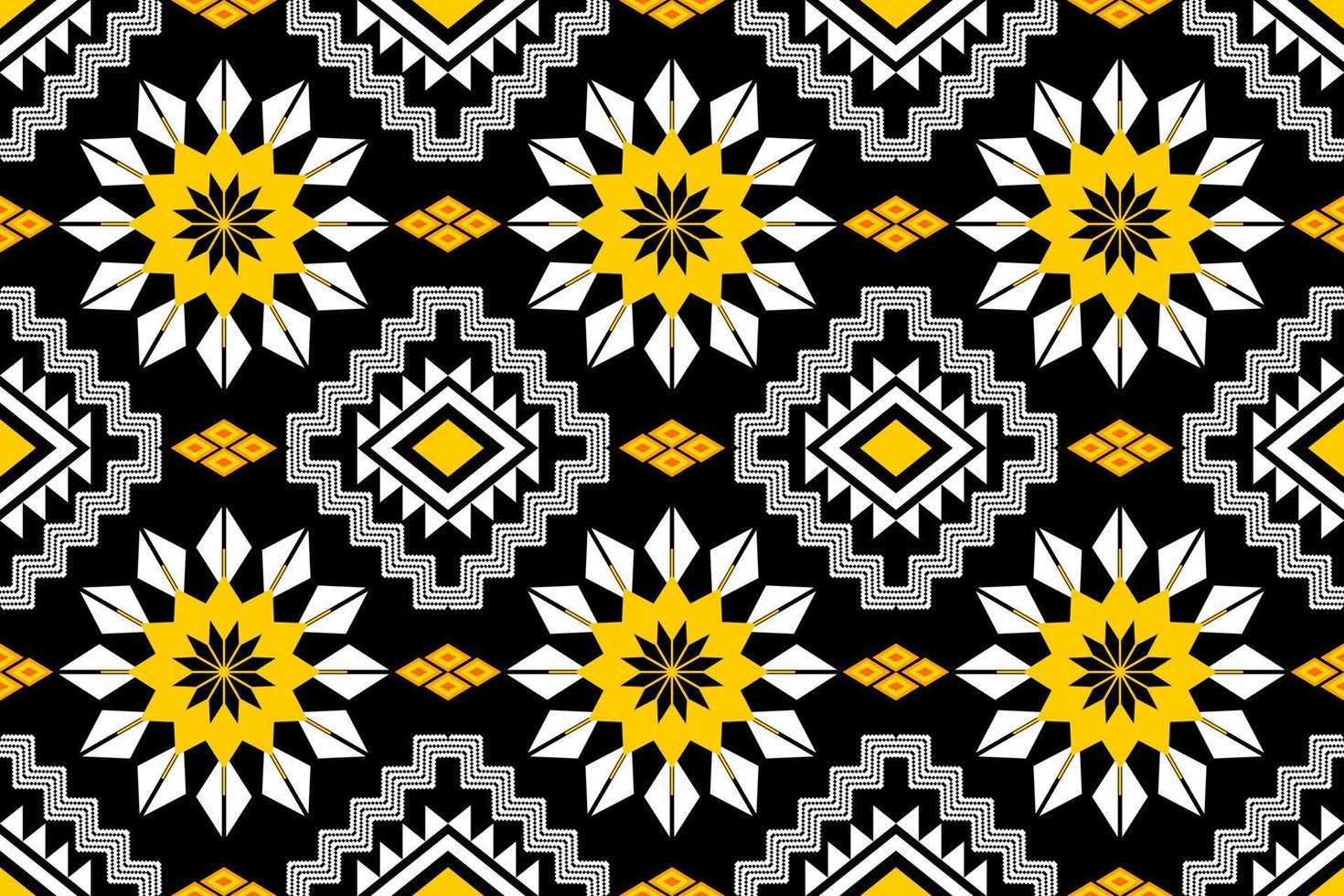 Geometric ethnic oriental traditional art pattern.Figure tribal embroidery style.Design for ethnic background,wallpaper,clothing,wrapping,fabric,element,sarong,vector illustration vector
