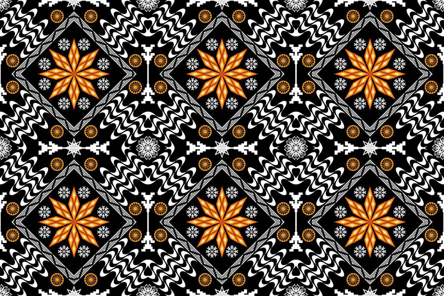 Geometric ethnic oriental traditional art pattern.Figure tribal embroidery style.Design for ethnic background,wallpaper,clothing,wrapping,fabric,element,sarong,vector illustration vector